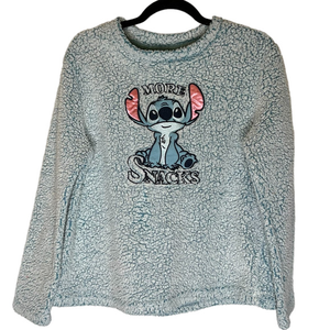 Disney Stich Fleece Top‎ Size Small Sleepwear More Snacks